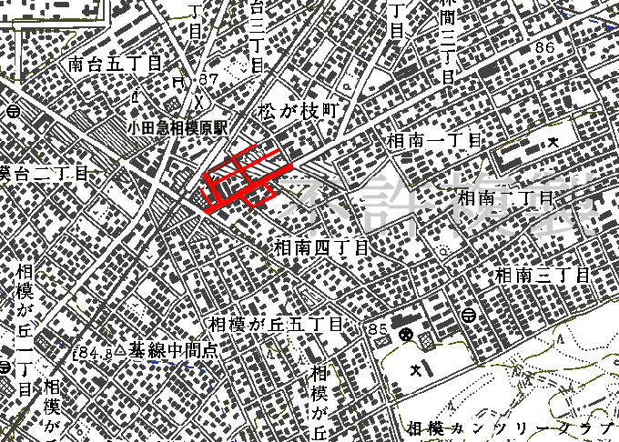 アクト南口一番街商店街振興組合 範囲図